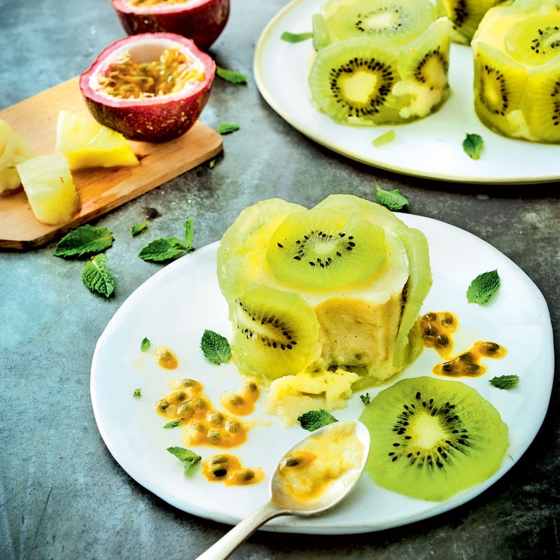 Charlottine ananas et kiwi