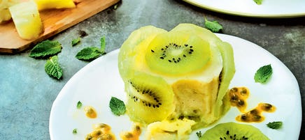 Charlottine ananas et kiwi