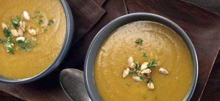 Soupe à la courge musquée rôtie