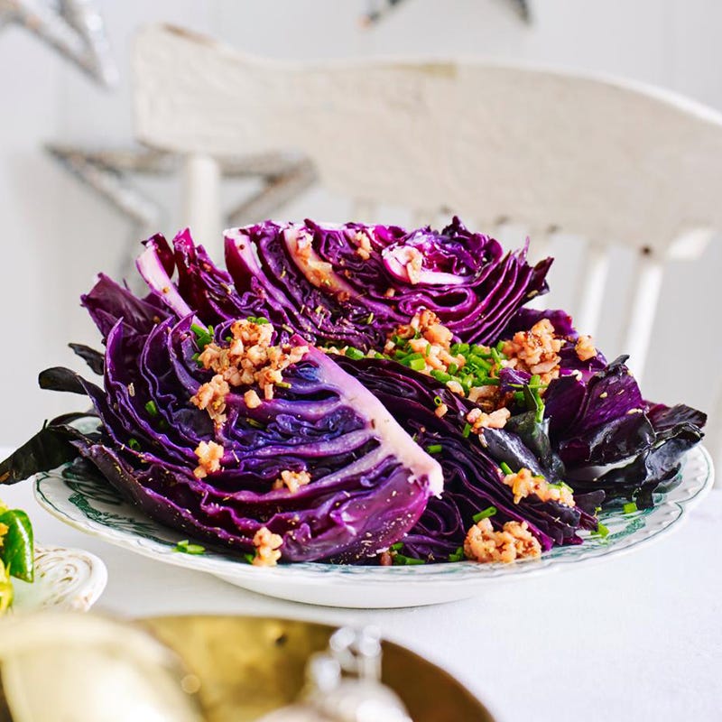 Photo of Fennel braised cabbage wedges by WW