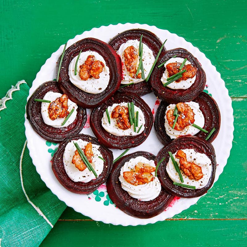 Photo of Roasted beetroot with goat’s cheese and spiced walnuts by WW