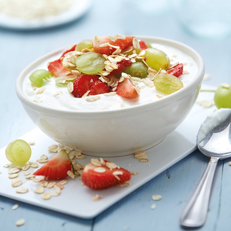 Joghurtcreme mit Fruchtmüsli