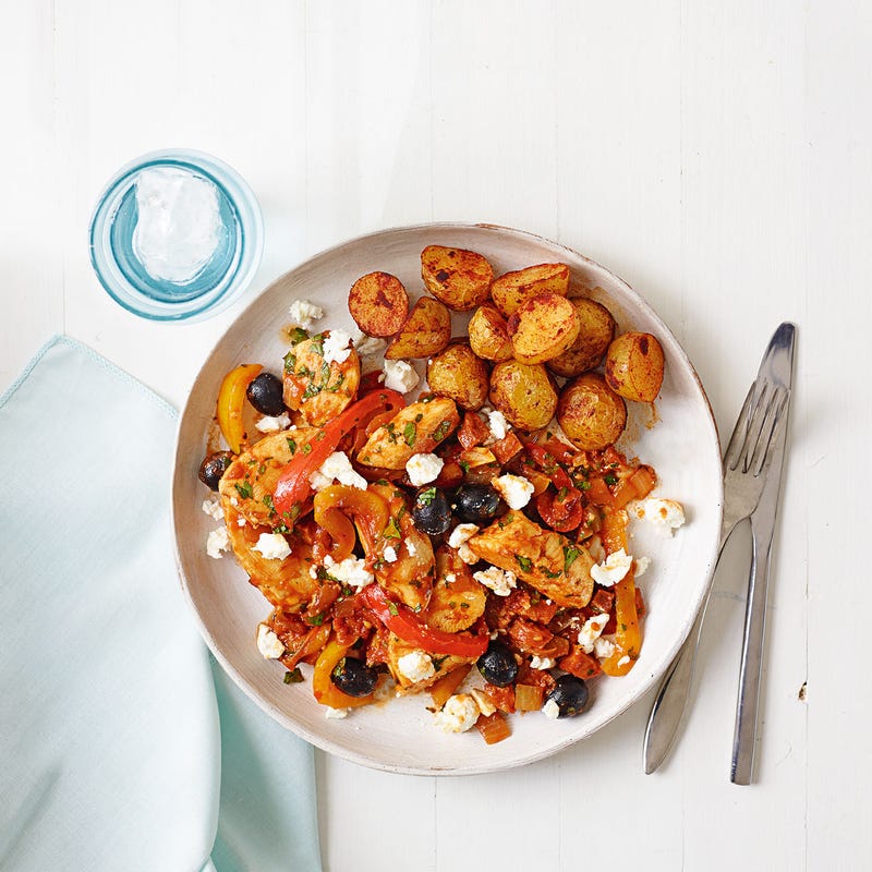 Photo of Chicken & chorizo with roasted mini potatoes by WW