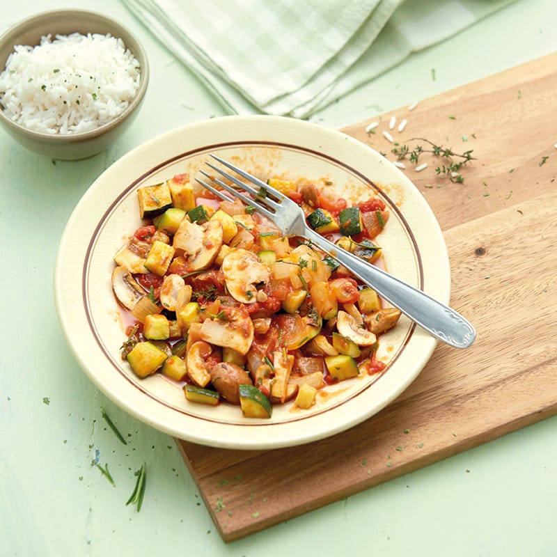 Ratatouille mit Reis