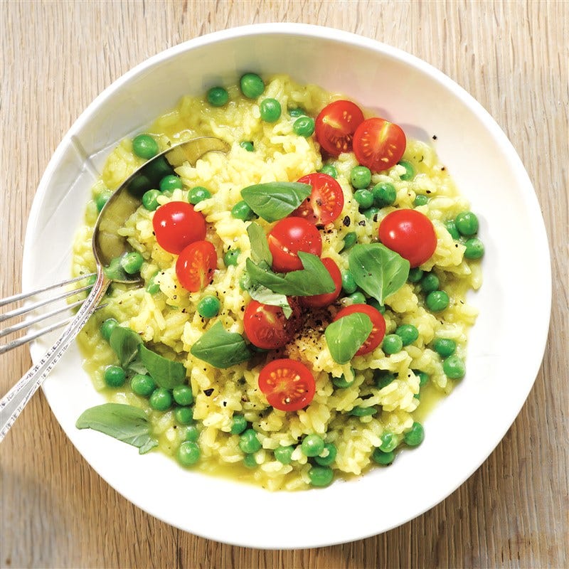 Risotto met saffraan