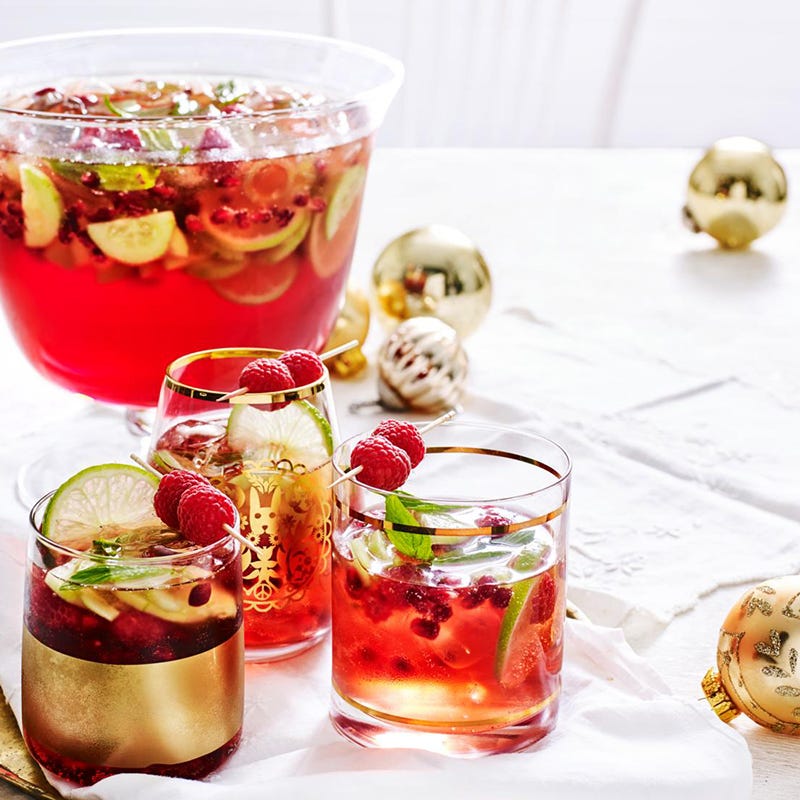 Photo of Pomegranate, cucumber and raspberry punch by WW