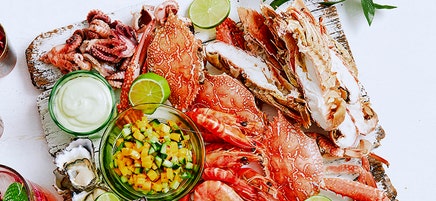 Easy seafood platter