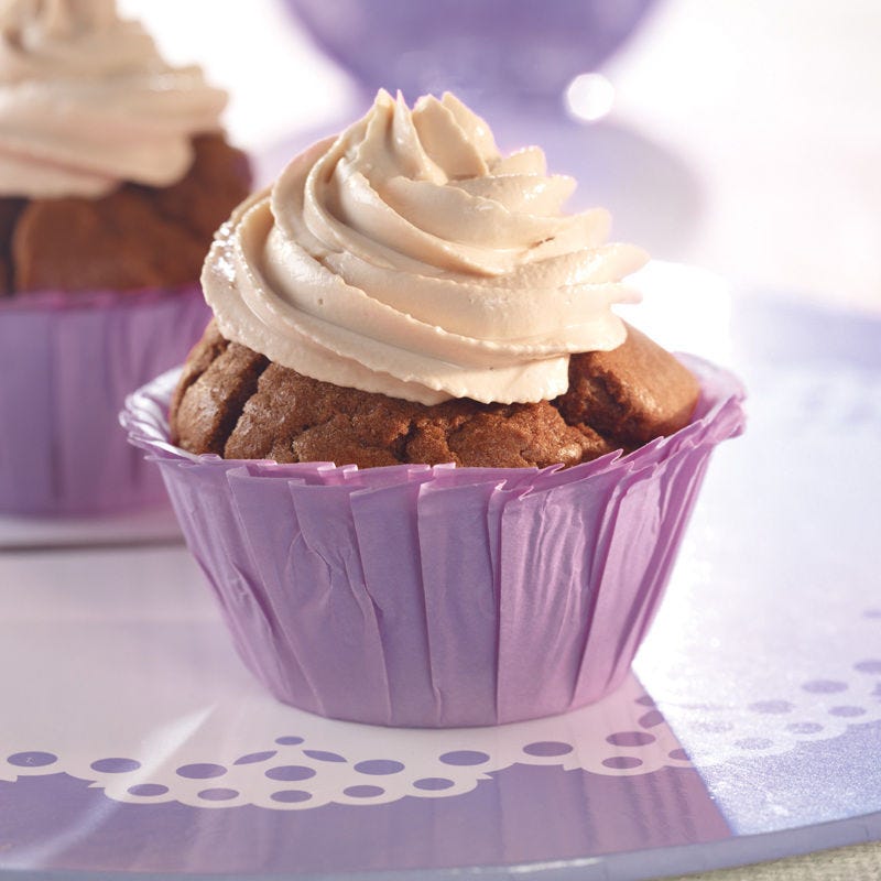 Schokoladen-Karamell-Cupcakes