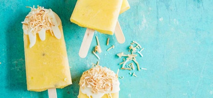 Tropical fruit pops
