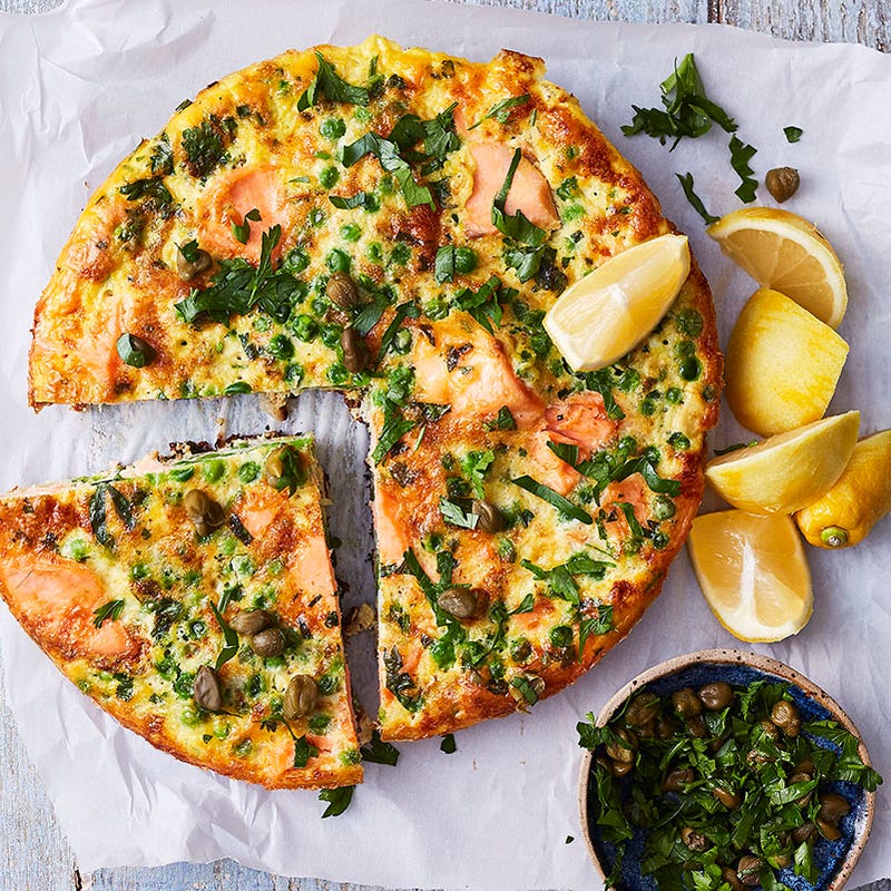 Photo of Salmon, pea & lemon frittata by WW