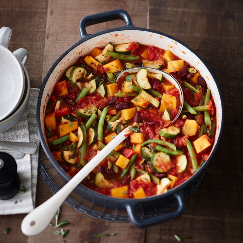 Butternutkürbis-Eintopf