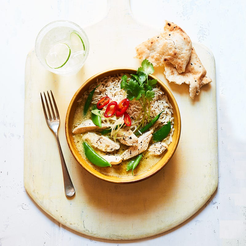 Photo of Speedy Thai green chicken curry by WW
