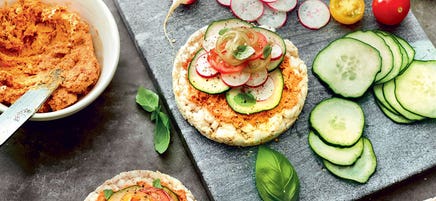 Mini-tartes de concombre