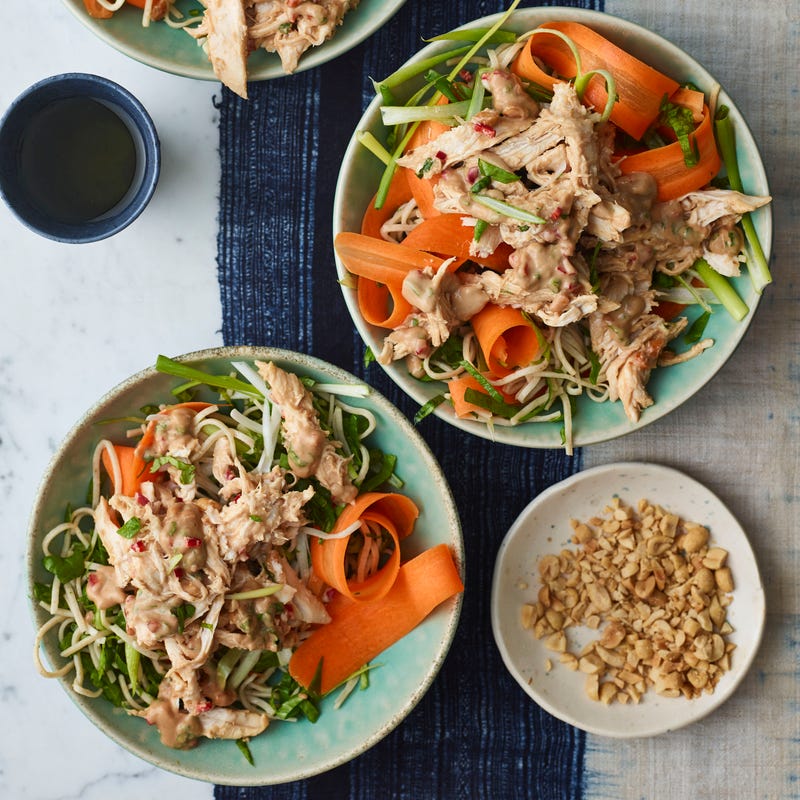 Photo of Sticky peanut butter chicken & noodles by WW