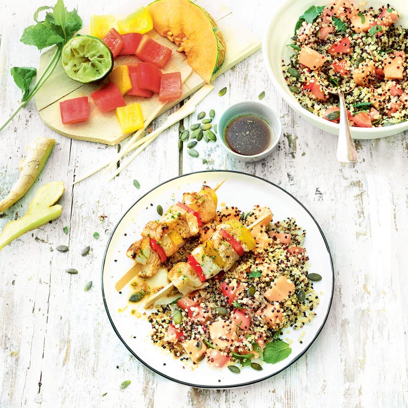 Brochettes de poisson