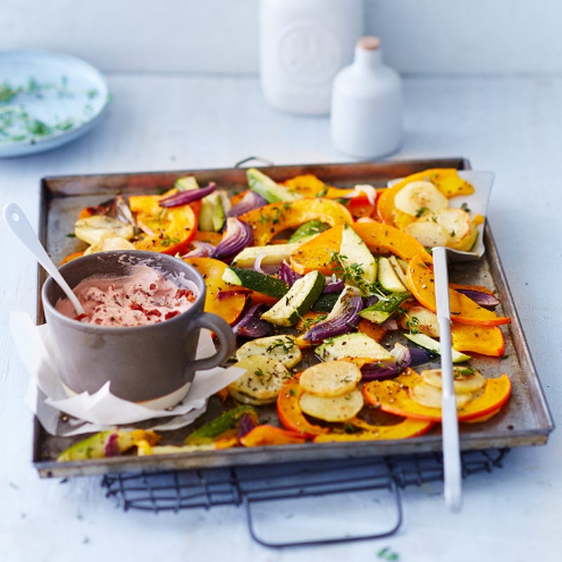 Kürbis-Kartoffel-Blech