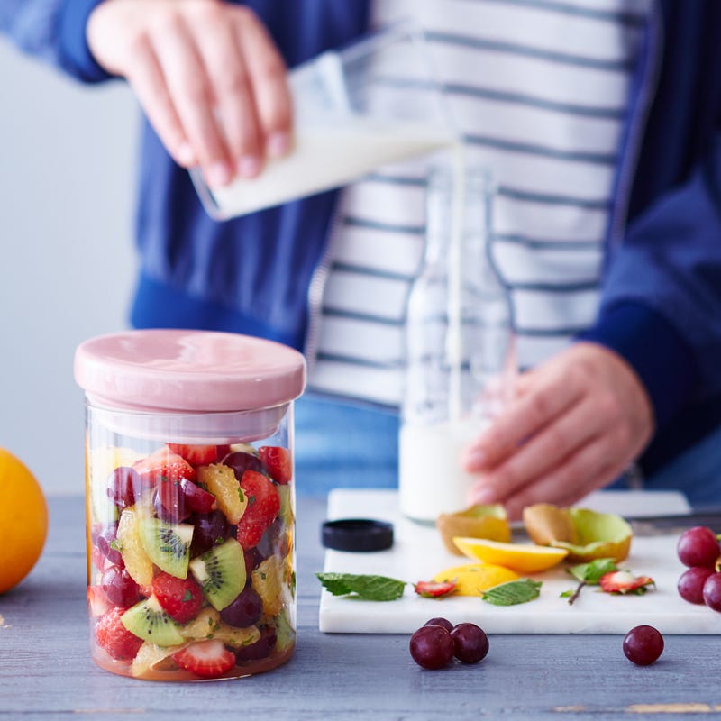 Obstsalat mit Orangendressing
