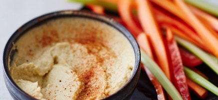 Hummus zum Dippen
