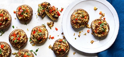 Umami Bombs (Savory Stuffed Mushrooms)
