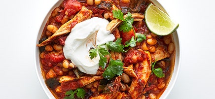 Poblano & turkey chili