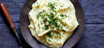 Cauliflower and Potato Mash with Gorgonzola