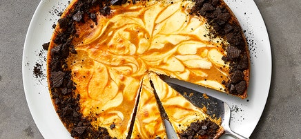 Pumpkin Swirl Cheesecake