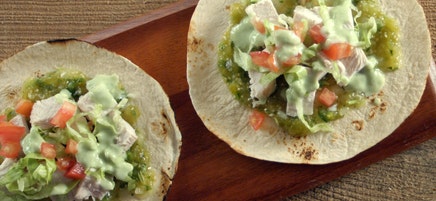 Tostada aux restes de dinde