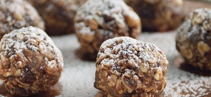 Almond Energy Snowballs