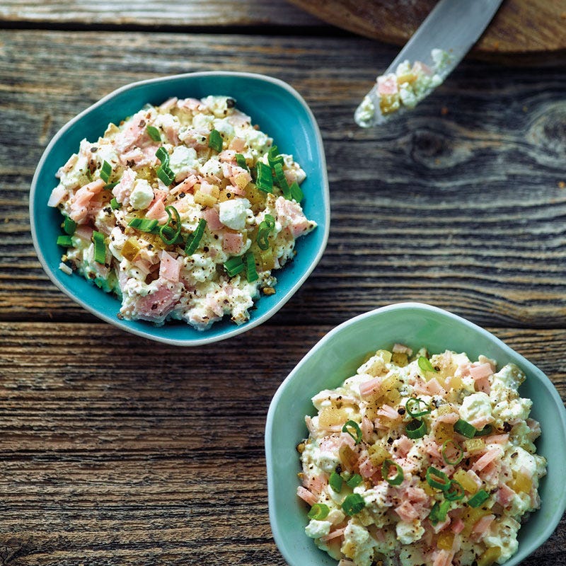 Schinken-Gurken-Hüttenkäse