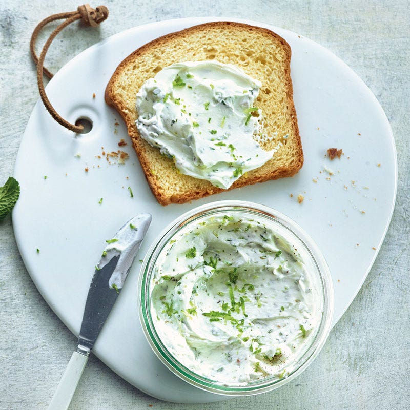 Limetten-Minz-Creme