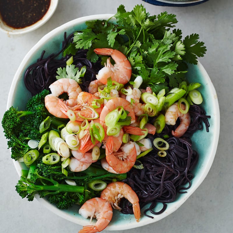 Photo of Prawn, broccoli & rice noodle salad by WW