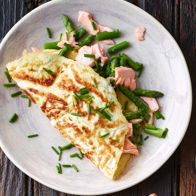 Photo of Salmon & asparagus omelette by WW