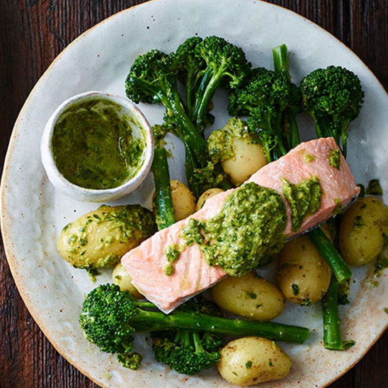 Photo of Salmon with salsa verde by WW