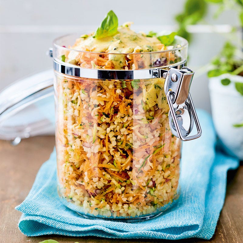 Orientalischer Curry-Bulgursalat