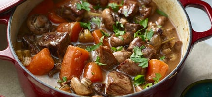 Beef & mushroom stew