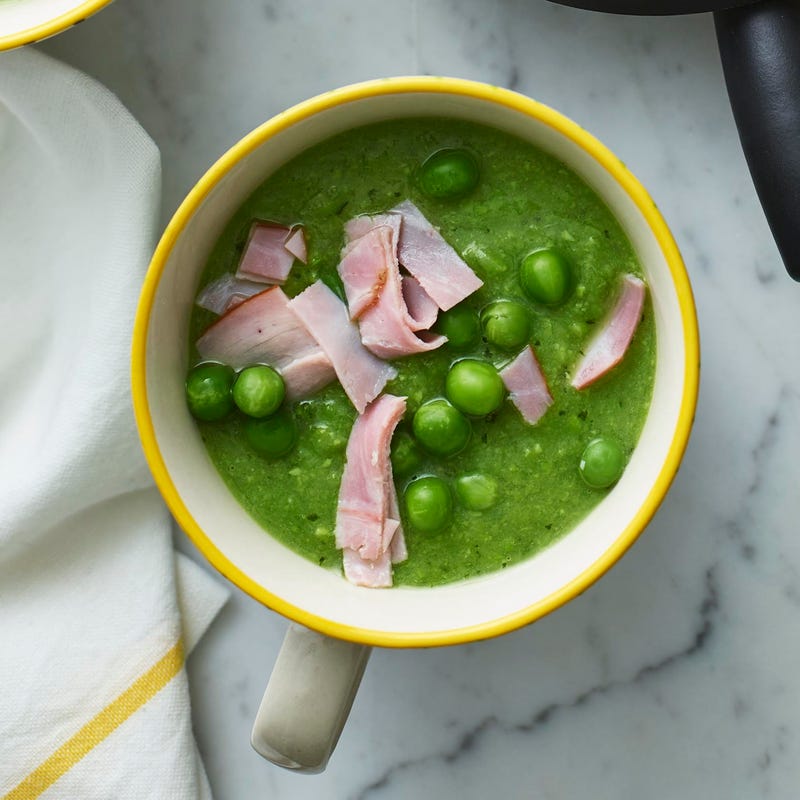 Photo of Pea, mint & ham soup by WW