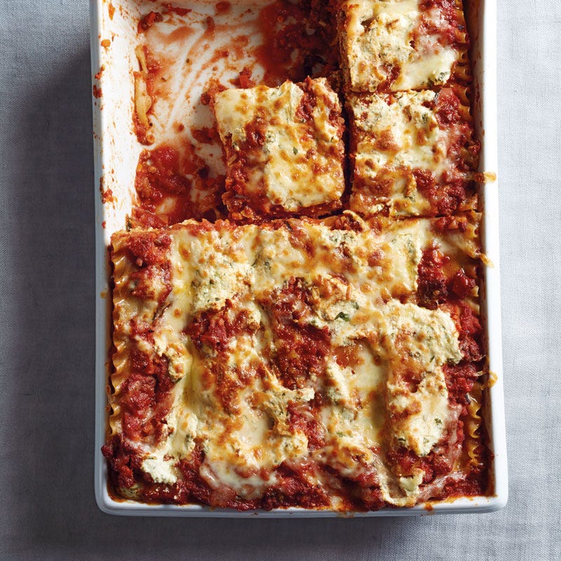 Lasagne mit Bolognesesauce