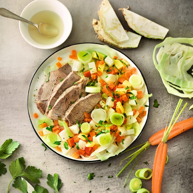 Photo de/du Jarret de bœuf aux légumes d'hiver par WW