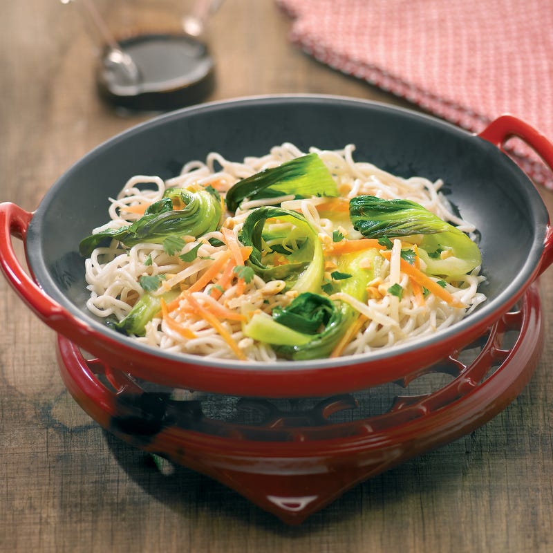 Nouilles chinoises aux trois légumes