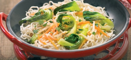 Nouilles chinoises aux trois légumes
