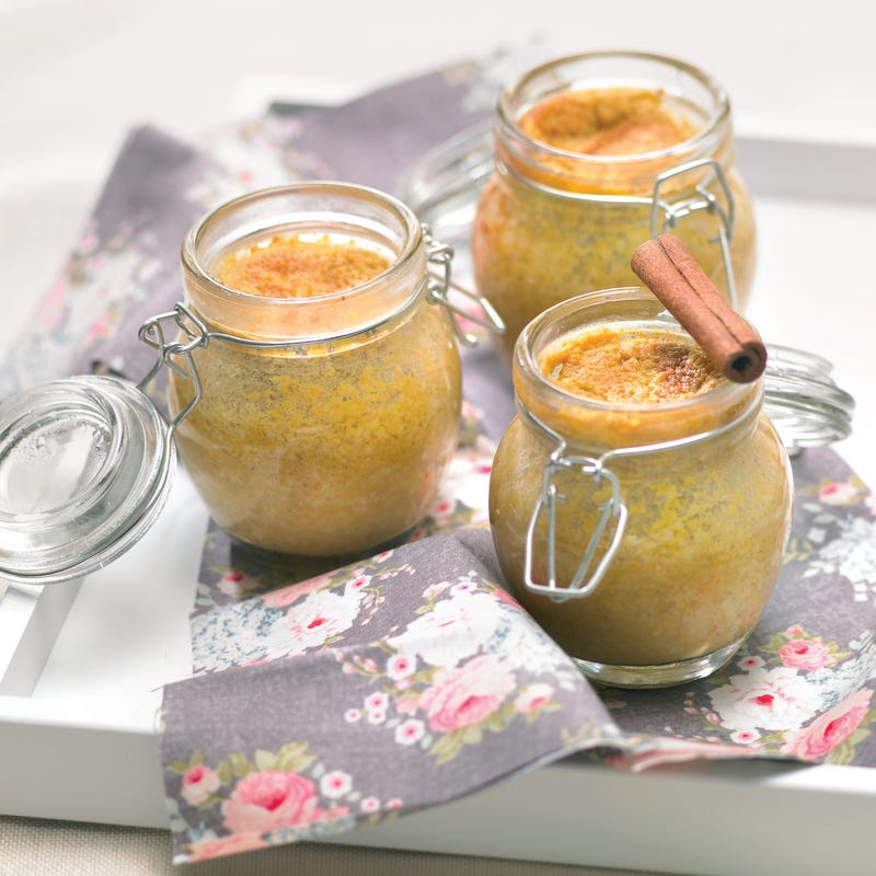 Flan épicé de potimarron et d'avoine