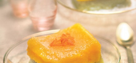 Flans mandarine matcha façon laotienne