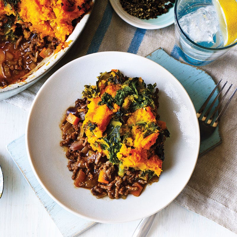 Cottage Pie mit Kürbis und Meerrettich