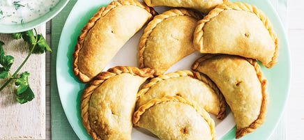 Corn and bean empanadas