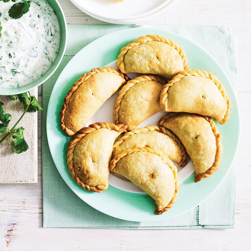 Corn and bean empanadas
