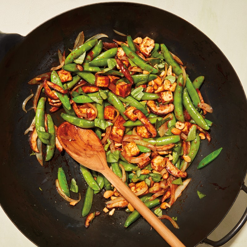 Tofu & snap pea stir-fry