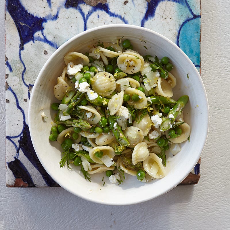 Photo of Orecchiette with Asparagus, Peas & Lemon by WW
