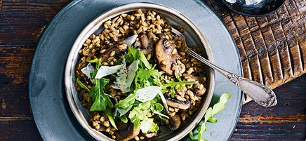 Mushroom & barley risotto
