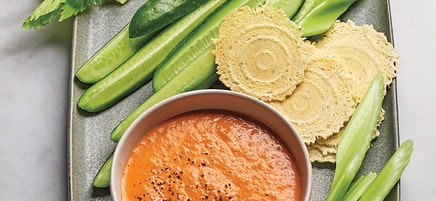 Roasted Red Pepper–Harissa Dip