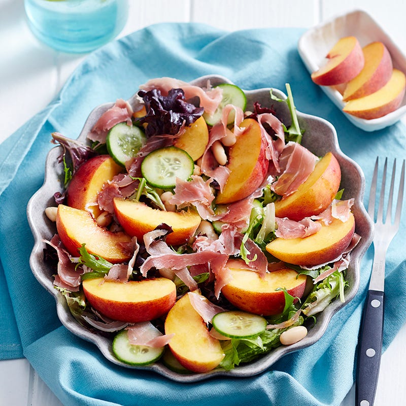 Photo of Peach and prosciutto salad by WW